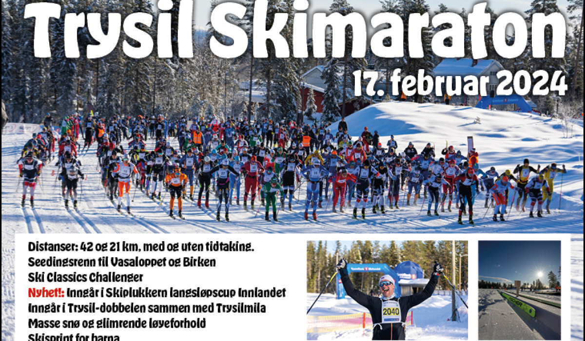 Praktisk informasjon Trysil Skimaraton 2024
